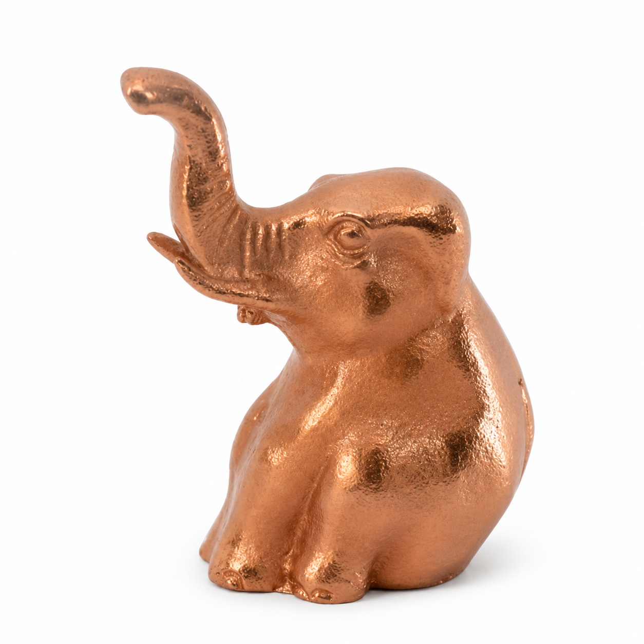 Rose Gold Elephant Figurine
