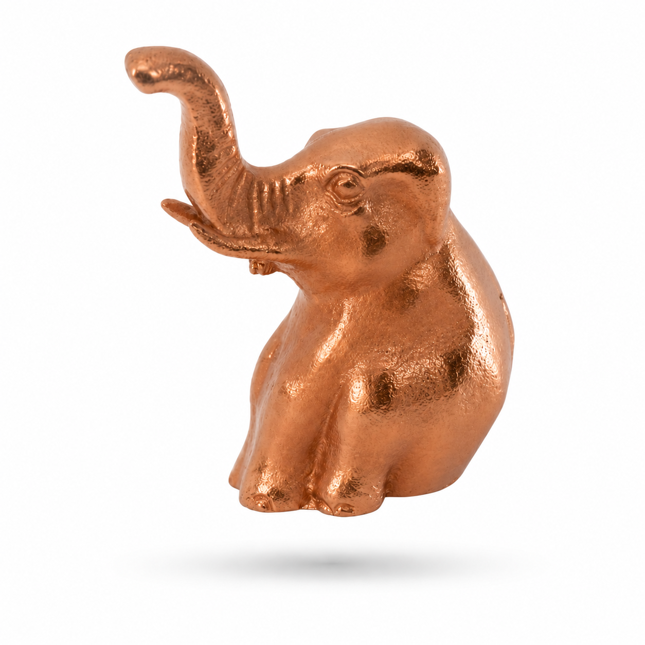 Rose Gold Elephant Figurine