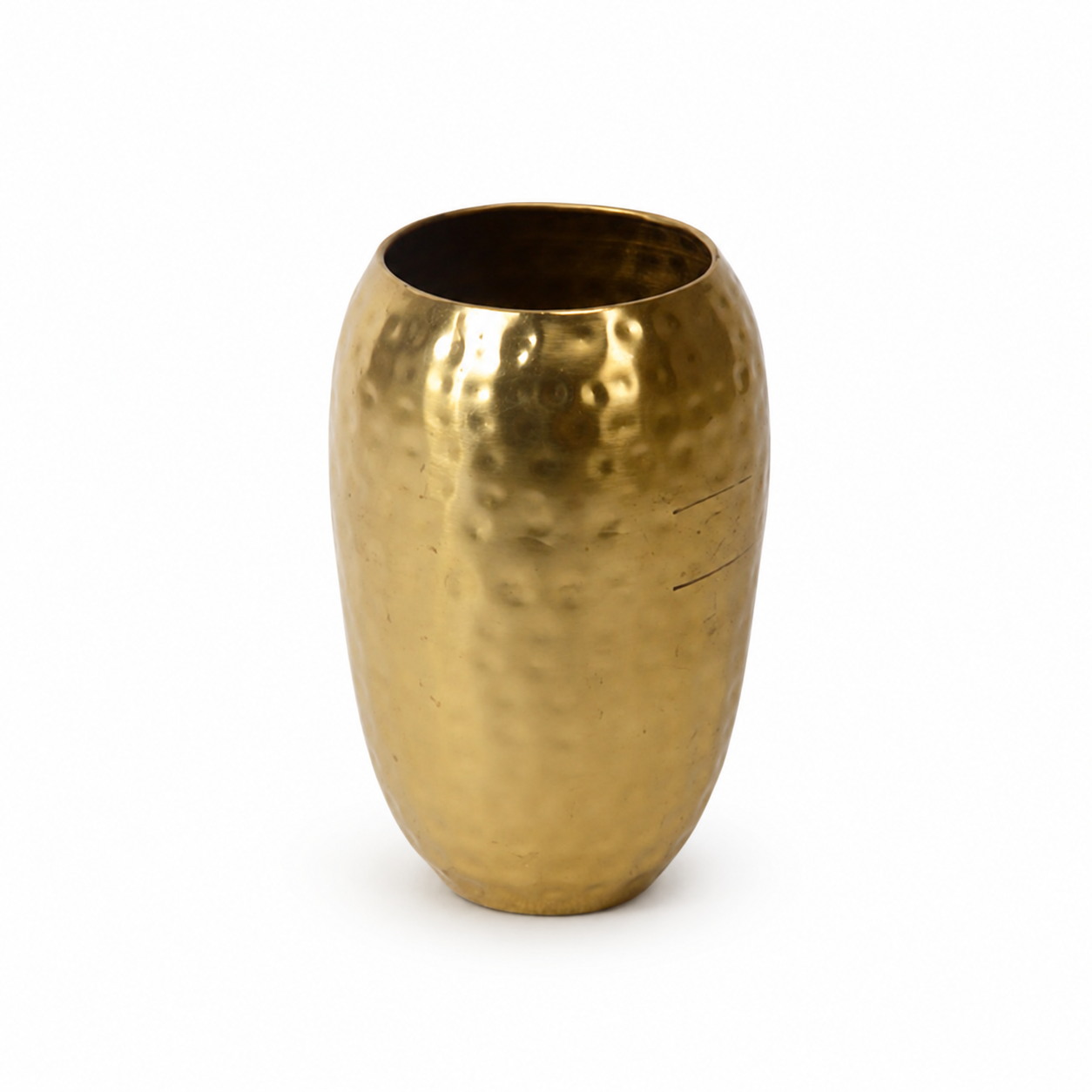Hammered Gold Vase