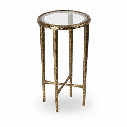 Metal & Glass Side Table