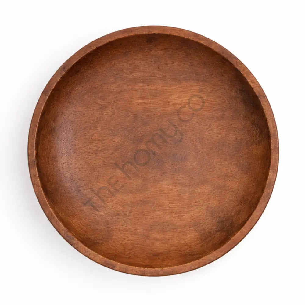 Wooden Cake Stand with Pedestal | Mango Wood Walnut Finish - Stands