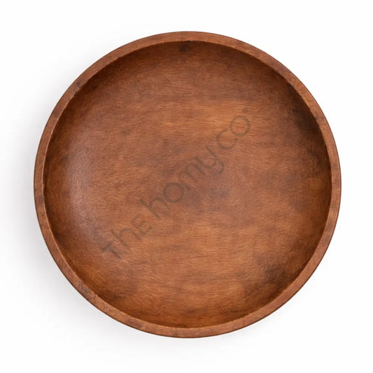 Wooden Cake Stand with Pedestal | Mango Wood Walnut Finish - Stands